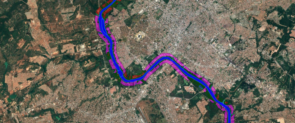 Imagem de satélite do Rio Cuiabá